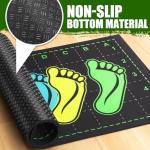 31.5'' X 13.8'' Non-Slip Squat Mat with Foot Position, Pro-Grade Exercise Mat Great for Squats, Leg and Lunges, Improving Muscle Activation, Versatility and Safety, Ideal for Home Fitness Enthusiasts