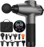 TOLOCO Deep Tissue Massage Gun with 12 Heads