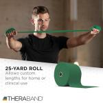 Heavy Green Resistance Band Roll for Workouts
