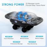 APXPF 6 Head Massage Gun - Deep Tissue Massage Gun with 50 Adjustable Intensities & 9 Modes, Electric Percussion Massage Tool for Back, Leg, Muscle Pain Relief, Ideal Gifts for Friends and Parents