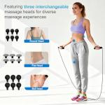 APXPF 6 Head Massage Gun - Deep Tissue Massage Gun with 50 Adjustable Intensities & 9 Modes, Electric Percussion Massage Tool for Back, Leg, Muscle Pain Relief, Ideal Gifts for Friends and Parents