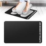 Under Desk Elliptical Mat - Non-Slip Exercise Equipment for Peloton Bike, Small Exercise Mat for Desk Workout Equipment