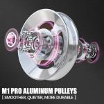 RitFit M1 & M1 Pro Smith Machine with Cable Crossover System, Multi-Function Squat Rack Power Cage for Home Gym, Power Rack and Packages Pink