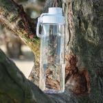 Edmyre Water Bottle 32oz, clear water bottle with Spout Lid and Carry Handle, Reusable, Tritan, BPA Free, Hiking Water Bottle Suitable for Travel, Outdoors, Gym, Travel, Home, School (Clear)