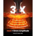 BOB AND BRAD D5 Pro Plus Massage Gun with Heat, FSA Eligible/HSA Eligible, 13mm Amplitude Deep Tissue Percussion Massage Gun with Max Power for Muscle Therapy, Professional Muscle Massager, Ideal Gift