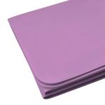 Foldable Yoga Mat, Upgraded Non-Slip Portable Fitness Mat, Waterproof TPE Travel Yoga Mat for Pilates, Gymnastics, Training & Workout, High-Density Durable Sports Mat, 72 x 24 x 0.2 Inch (Purple)