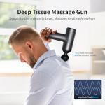 arboleaf Massage Gun deep Tissue, 6 Speeds Powerful Handheld Percussion Muscle Massager Gun with Portable Travel Case for Back, Shoulder, Sore Muscles, Pain Relief for Athletes, Relax, Gifts