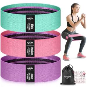 WALITO Fabric Resistance Bands for Legs & Butt