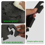 3x6 Feet Interlocking Foam Floor Mats (18-Pack) - 0.47"（12mm Thick Gym Mats for Home Workouts, Exercise & Play - Puzzle Tiles for Home Gym, Yoga, Kids Area.