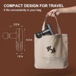 SBUBU Mini Massage Gun for Deep Tissue Percussion - Portable Handheld Massager for Muscle Recovery with 4 Massage Heads High-Intensity Vibration Rechargeable Small Massage Gun