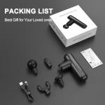 SBUBU Mini Massage Gun for Deep Tissue Percussion - Portable Handheld Massager for Muscle Recovery with 4 Massage Heads High-Intensity Vibration Rechargeable Small Massage Gun