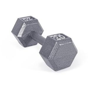 CAP Barbell Cast Iron HexDumbbell, Single, 20 lb