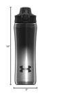 Under Armour 18oz Stainless Steel Water Bottle, Vacuum Insulated, Self Draining Protective Cap, Leak Proof, For Kids & Adults, All Sports, Gym