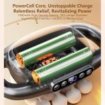 Stellamist 16-Head Massage Gun Set with 30 Levels & 3 Modes, Massage Gun Deep Tissue Neck Massager with 16 Heads, for Deep Tissue, Back, Shoulders, Legs