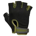 Harbinger Power Non-Wristwrap Weightlifting Gloves with StretchBack Mesh and Leather Palm (Pair), Green, Large (Fits 8 - 8.5 Inches)
