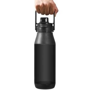 Mungoone Water Bottle, 49oz Motivational Sports Water Bottle with Handle -Tritan, BPA Free, Leakproof, Wide Mouth, Water Bottle with Fast-Flow Spout Lid for Gym, School, Office, Travel