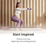 Portzon Weights Dumbbells 10 Colors Options Compatible with Set of 2 Neoprene Dumbbells Set,1-15 LB, Anti-Slip, Anti-roll, Hex Shape