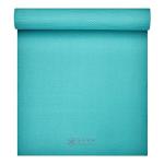Gaiam Essentials 1/4" Thin (6mm) Yoga & Pilates, Fitness & Exercise Mat with Easy-Cinch Carrier Strap Cusion Support For Fitness and Gym Workouts