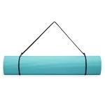 Gaiam Essentials 1/4" Thin (6mm) Yoga & Pilates, Fitness & Exercise Mat with Easy-Cinch Carrier Strap Cusion Support For Fitness and Gym Workouts