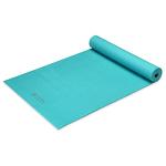 Gaiam Essentials 1/4" Thin (6mm) Yoga & Pilates, Fitness & Exercise Mat with Easy-Cinch Carrier Strap Cusion Support For Fitness and Gym Workouts