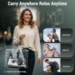 CYBPOK Mini Massage Gun with 10 Massage Heads, Percussion Deep Tissues Handheld Muscle Massager, 8mm Amplitude High-Intensity Massager Gun for Pain Relief for Office Gifts for Her, Home, Athletes