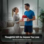 CYBPOK Mini Massage Gun with 10 Massage Heads, Percussion Deep Tissues Handheld Muscle Massager, 8mm Amplitude High-Intensity Massager Gun for Pain Relief for Office Gifts for Her, Home, Athletes