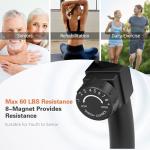 Goimu Recumbent Exercise Bike, Stationary Bikes for Home Magnetic Recumbent Bike with Adjust Seat for Adults Seniors, 300LB Capacity & 8-level Resistance, LCD Monitor and Heart Rate Handle