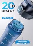 Opard 600ml BPA-Free Tritan Sport Water Bottle