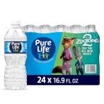 Pure Life Purified Water Bottles, 24 Pack - Still Bottled Water Enhanced with Minerals for a Crisp Taste, Plastic Bottles - 16.9 Fl Oz