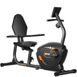 JEEKEE Recumbent Exercise Bike for Adults Seniors - Indoor Magnetic Cycling Fitness Equipment for Home Workout Black
