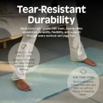 Retrospec Solana Yoga Mat 1" Thick With Nylon Carry Strap for Men & Women - Non Slip Exercise Mat for Home Yoga, Pilates, Stretching, Floor & Fitness Workouts