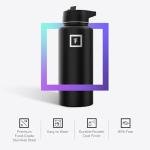 Iron Flask 32 Oz Insulated Water Bottle with 3 Lids