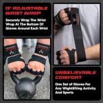 FITNESS FORCE Ventilated Gym Gloves for Men with Built-in Wrist Support for Workouts Weightlifting Gloves Workout Gloves for Women Exercise Fitness Gloves Perfect for Powerlifting, Cross Training