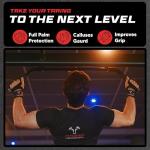 FITNESS FORCE Ventilated Gym Gloves for Men with Built-in Wrist Support for Workouts Weightlifting Gloves Workout Gloves for Women Exercise Fitness Gloves Perfect for Powerlifting, Cross Training