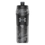 Under Armour UA 28oz Playmaker Squeeze Insulated 2 Black Steel Camo OSFA
