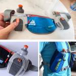 Azarxis Running Water Bottles Flask BPA Free Leakproof Hydration Vest Packs Waist Belt Replacement for Triathlon Marathon Hiking Cycling Climbing Jogging Runner (170ml / 5.7oz - 2 Pack)