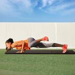 Gymnastics Tumbling Mats Portable Gymnastics Mat 3 Folding Tumbling Mat 2'x6'x1.6"Thick Yoga Mat PU Leather Exercise Mat with Carrying Handles for home Workout outdoor Yoga Gymnastic