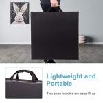 Gymnastics Tumbling Mats Portable Gymnastics Mat 3 Folding Tumbling Mat 2'x6'x1.6"Thick Yoga Mat PU Leather Exercise Mat with Carrying Handles for home Workout outdoor Yoga Gymnastic