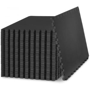 Extra Thick Interlocking Exercise Mat - 96 Sq Ft