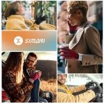 SIMARI Winter Gloves Women Men Ski Snow Gloves Liner Thermal Warm Touch Screen, Suit for Running, Cycling, Biking, Hiking, Driving, Walking, Typing, Freezer Work, Sports, Soccer, Shooting, Gaming 102