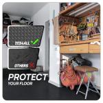 Yes4All Interlocking Foam Gym Floor Mats - Black