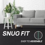 Yes4All Interlocking Foam Gym Floor Mats - Black