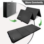 Fitvids 2 Inch Folding Exercise Gymnastics Matï¼Œ Dark