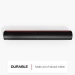 Peloton Reversible Workout Mat | 71” x 26” with 5 mm Thickness, Premium Heavy-Duty Floor & Yoga Mat, Tear & Scratch Resistant,Black, Red