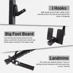 XVD Multi-Function Smith Machine with LAT-Pull Down System & Cable Crossover Machine, 2000LBS Power Cage Squat Rack for Garage Workout & Home Gym