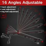 BARWING Heavy-Duty Adjustable Weight Bench