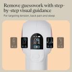 Theragun Sense Percussion Massage Gun - Deep Tissue Personal Massager with Preloaded Breathwork Routines for Stress Relief, Pain Relief & Muscle Soreness in Neck, Back, Leg, Knee, and Shoulder (White)