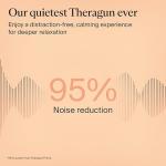 Theragun Sense Percussion Massage Gun - Deep Tissue Personal Massager with Preloaded Breathwork Routines for Stress Relief, Pain Relief & Muscle Soreness in Neck, Back, Leg, Knee, and Shoulder (White)