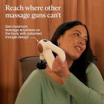 Theragun Sense Percussion Massage Gun - Deep Tissue Personal Massager with Preloaded Breathwork Routines for Stress Relief, Pain Relief & Muscle Soreness in Neck, Back, Leg, Knee, and Shoulder (White)