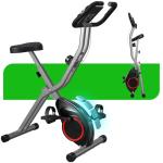 Portable Exercise Bike for Home, Lightweight Indoor Silent Bike, Foldable Stationary Bikes with Adjustable 16-Level Magnetic Resistance, 260LBS Capacity, 5.5 LBS Flywheel, Designed for Home Workout 4